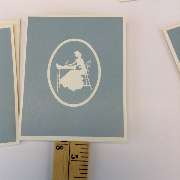 Vintage Coutts Hallmark Victorian Wedgeport Petite Notes Blank Cards - Picture 15 of 16